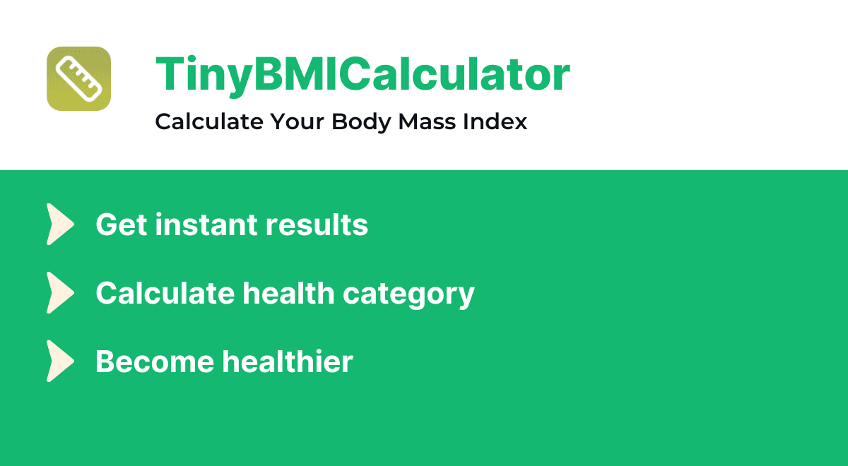 TinyBMICalculator screenshot